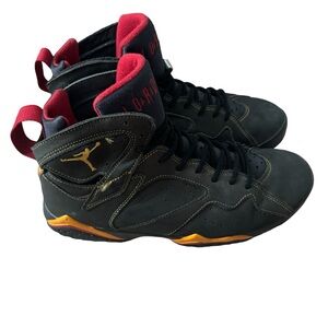 Nike air Jordan 7 retro citrus 22 size 10 CU9307081 black red yellow sue…